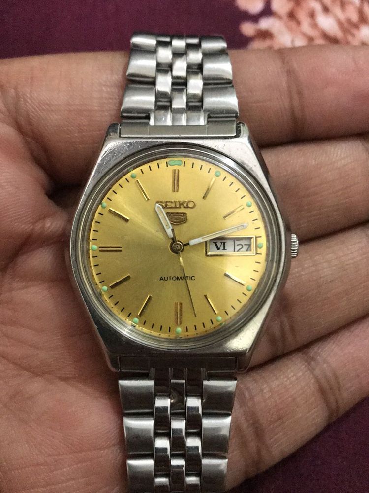 Seiko 5 Golden Dial 6309 Ref No