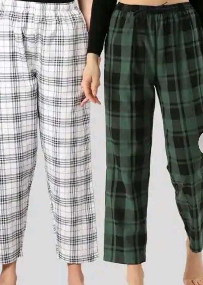 Checked Casual Pants