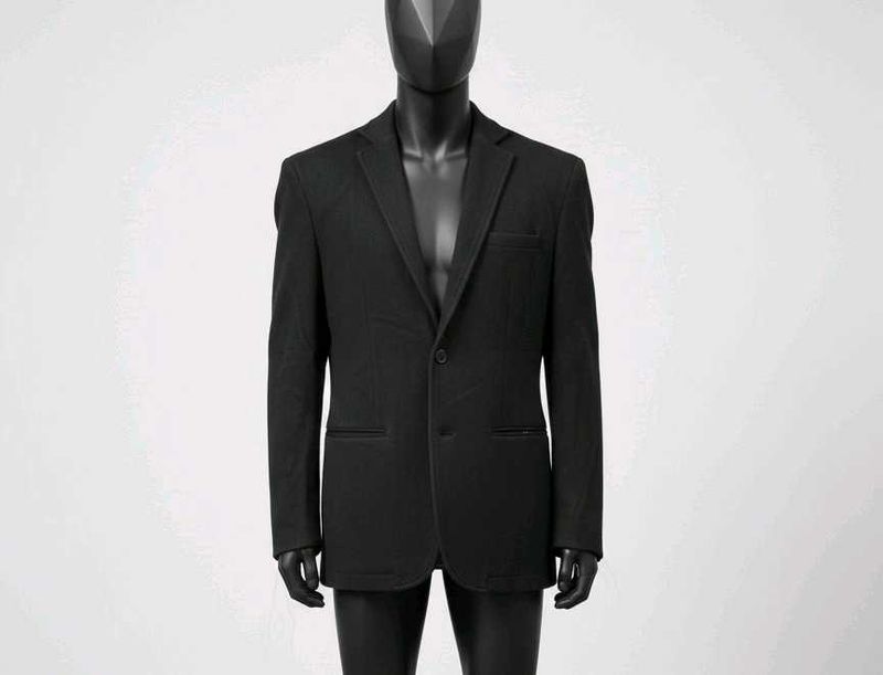 unisex Formal Black Blazer