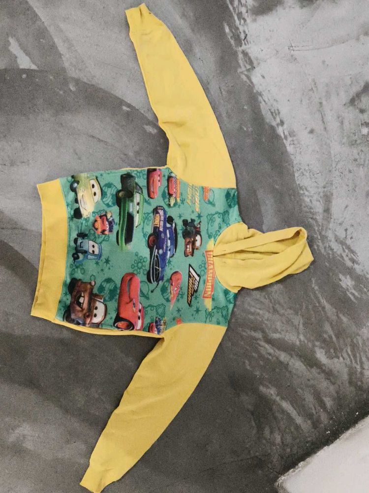 The Cars cartoon Printed Hoodie