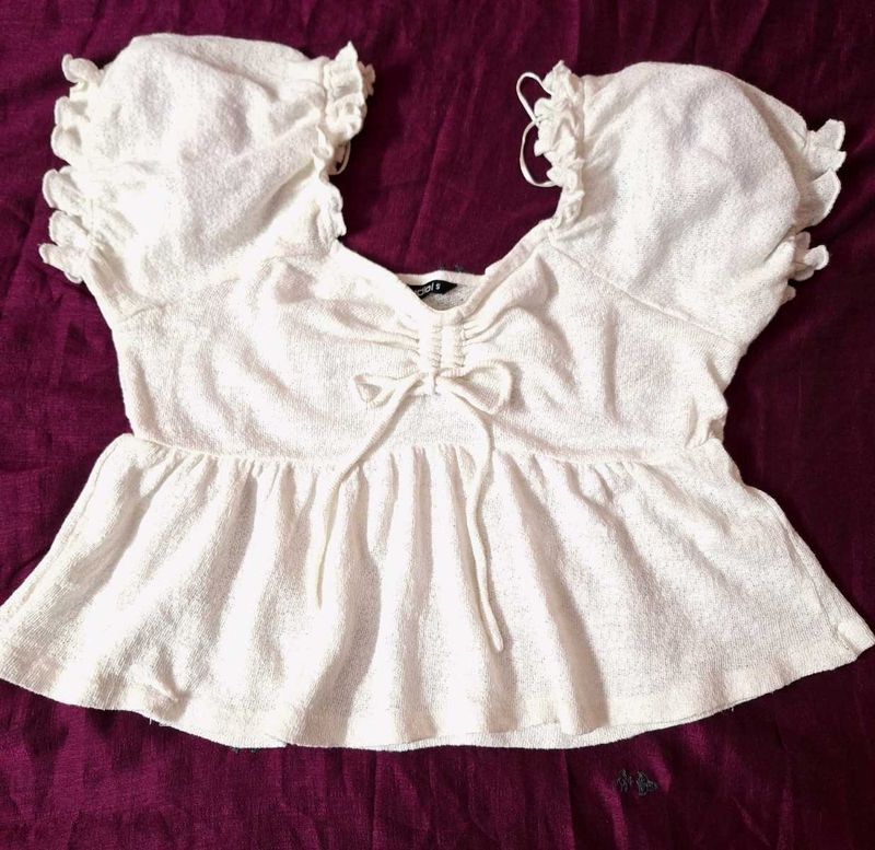 Short White Top