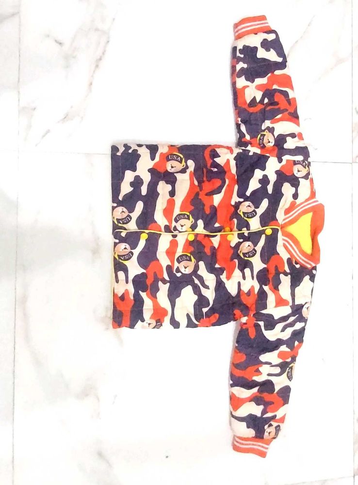 Camouflage Print baby jacket