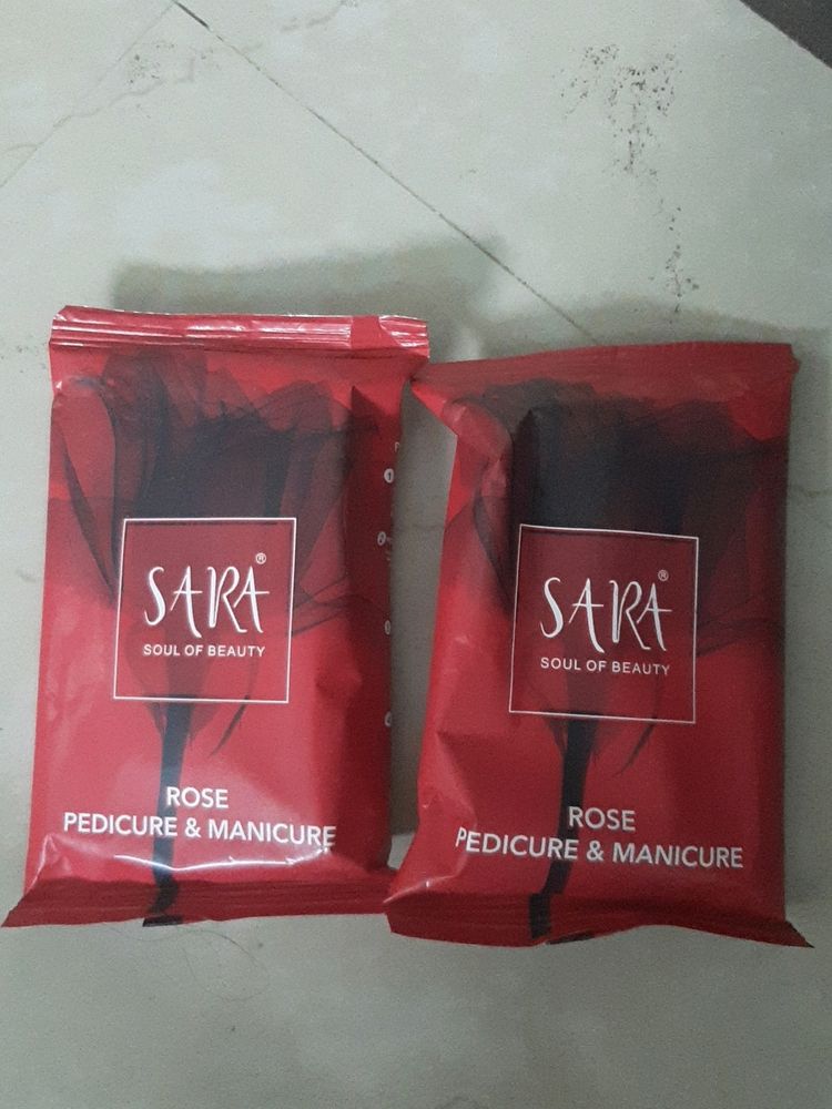 sara manicure pedicure kit. pack of 2