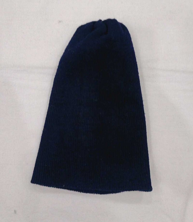 Navy Blue Knit Beanie