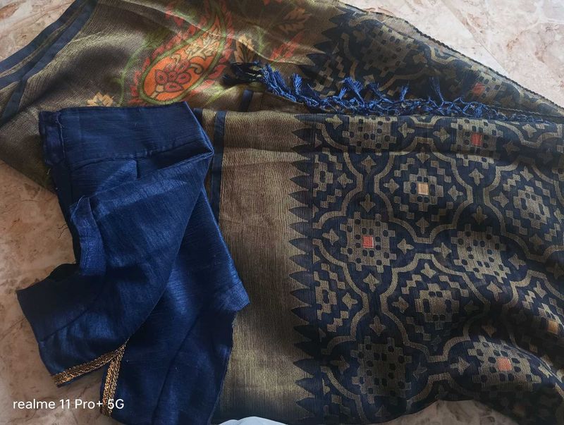 Elegant Silk Braso Saree