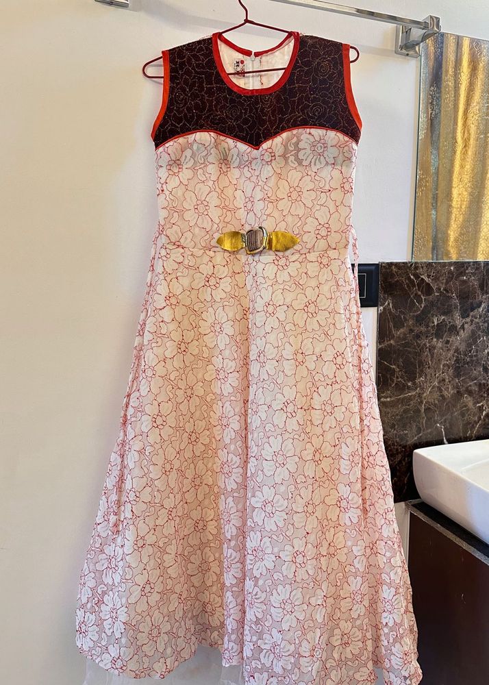 Floral Lace Party Dress