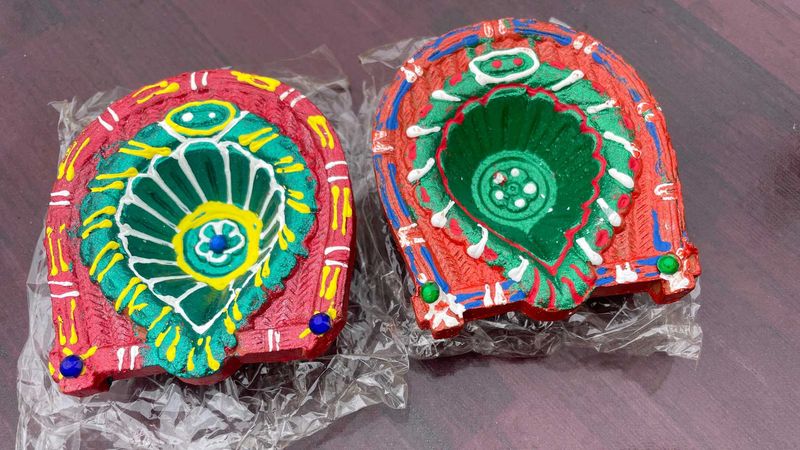Navratri And Diwali Decorative Diyas