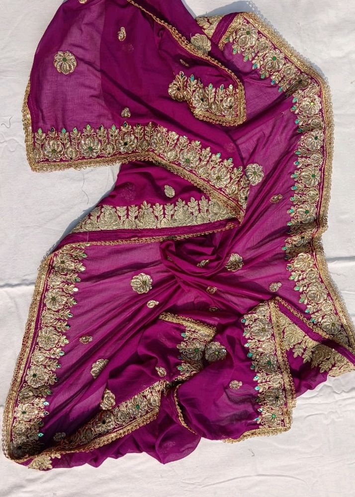 Very Soft And Havy Work Chiffon Dupatta