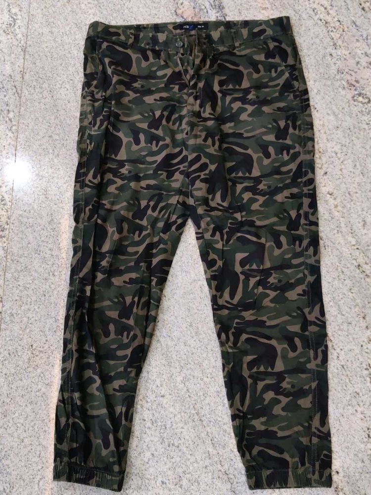 Camo Print Jogger Pants