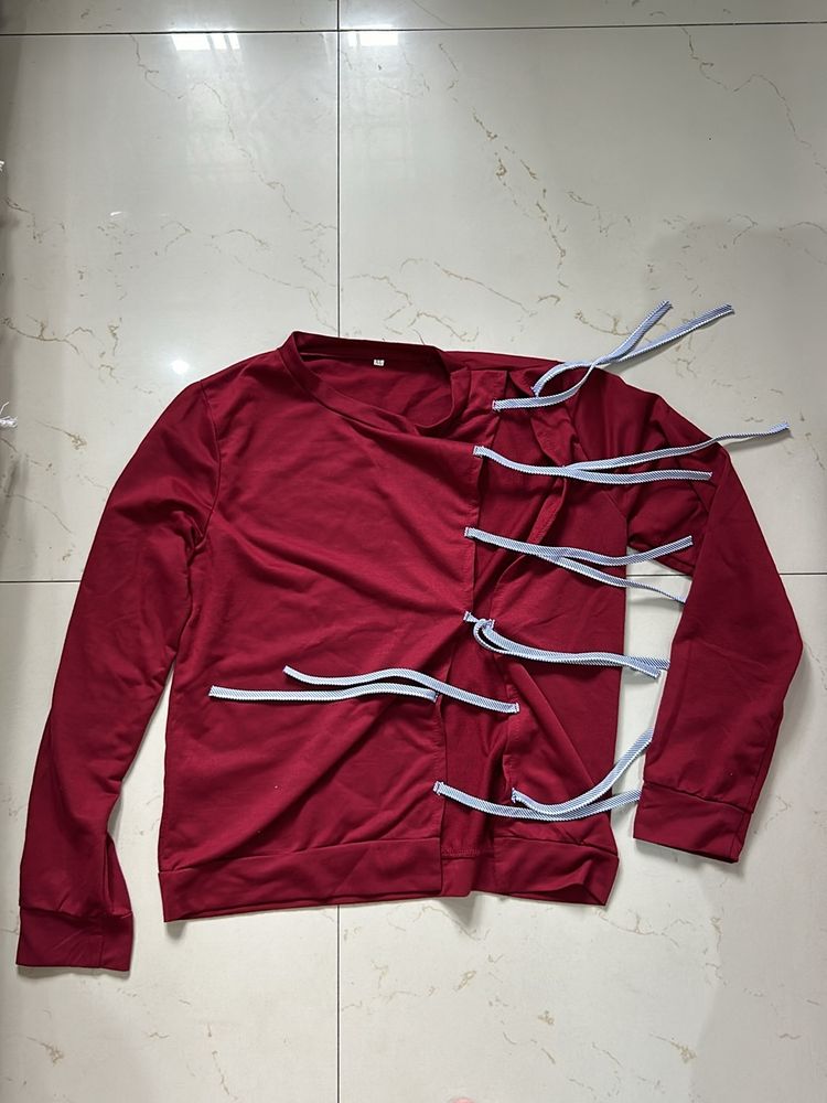 Bow Full Sleeves Top
