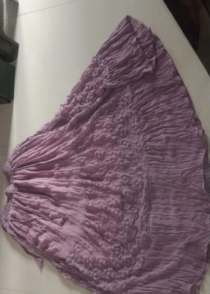 Cottage Core Textured Skirt