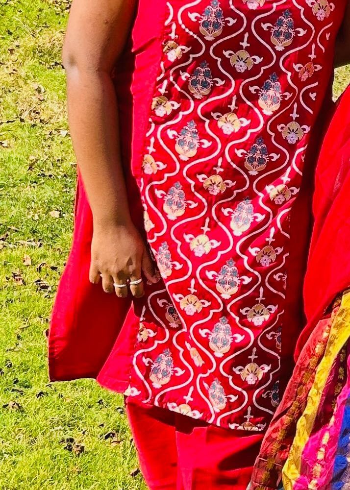 Printed Panelled Kurta With Palazzo Women