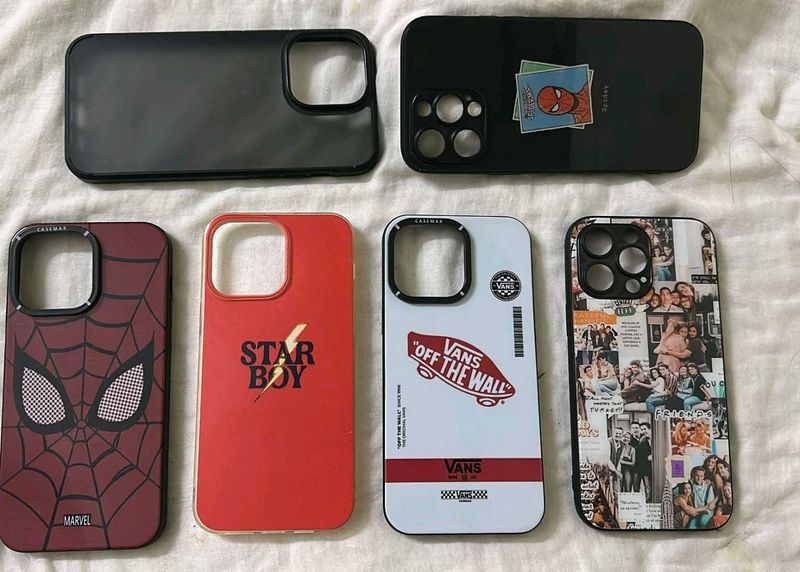 Combo Of 6 Mobile Cover For iPhone 14 Pro Max