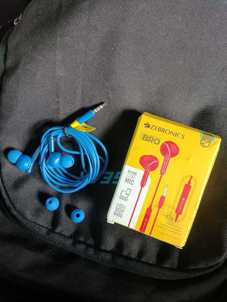 Zebronics Deep Bass earphone