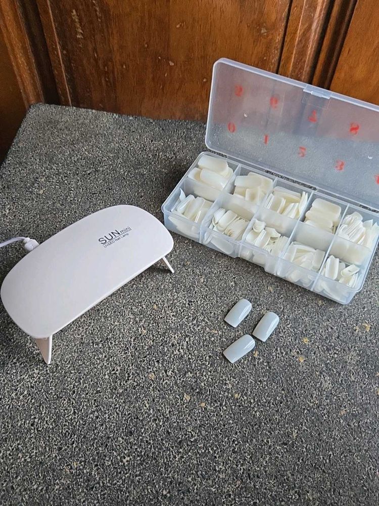 COMBO Nail Extension Kit With UV LAMP