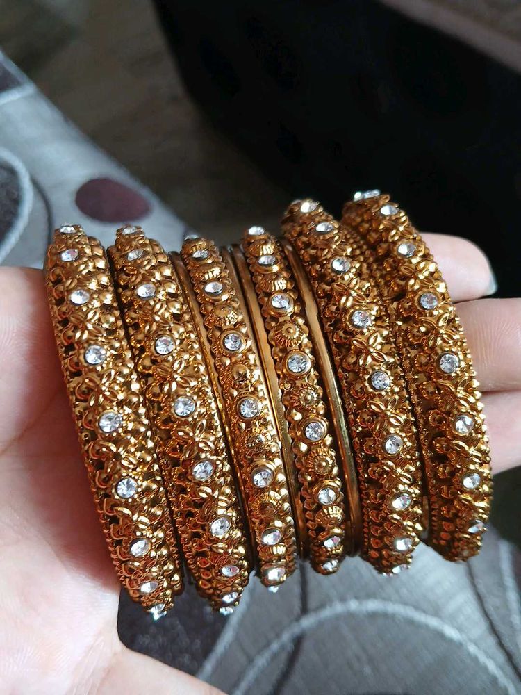Golden Bangle Set