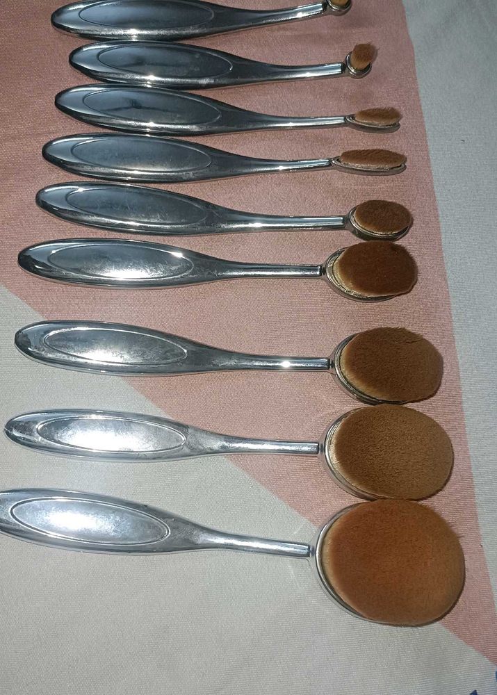 Makeup Brush Set Of 10