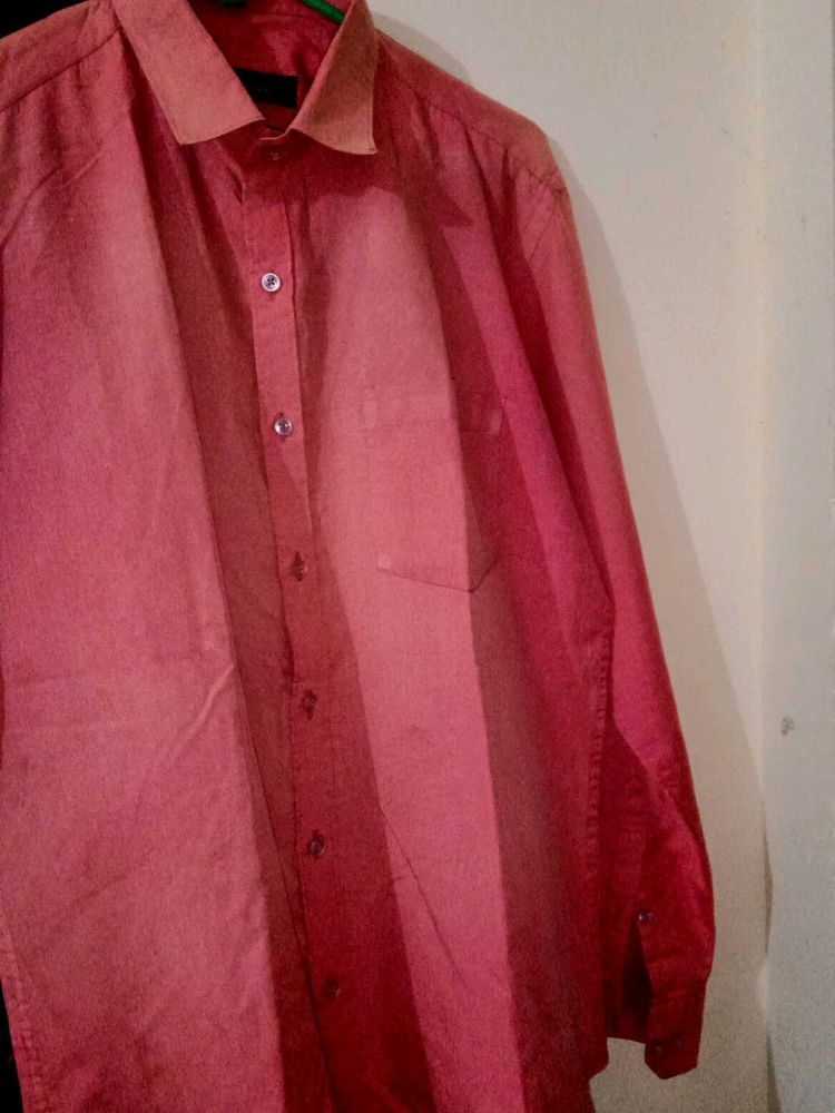 Red Casual Shirt