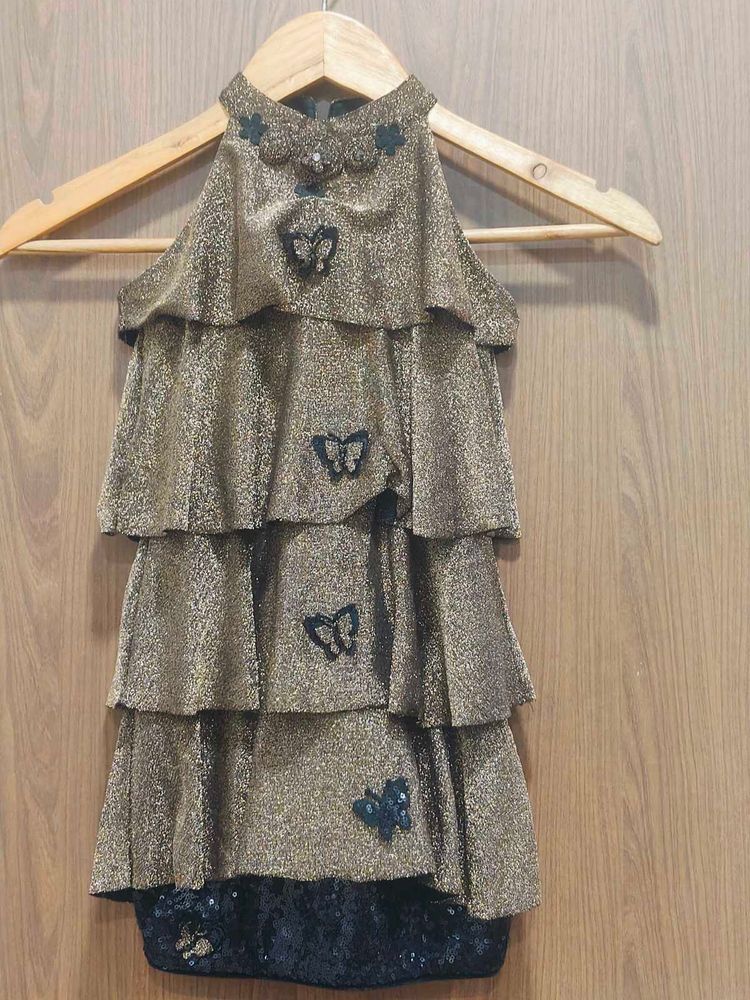 Shimmery Frock For Girls