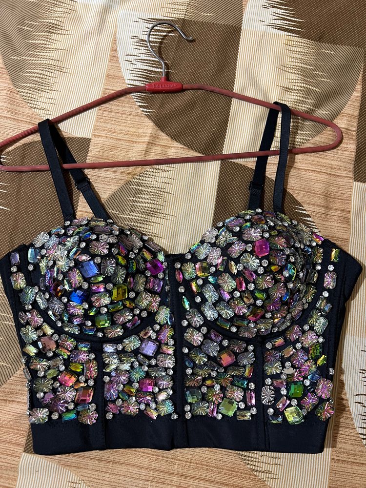 Rhinestones Cami Top
