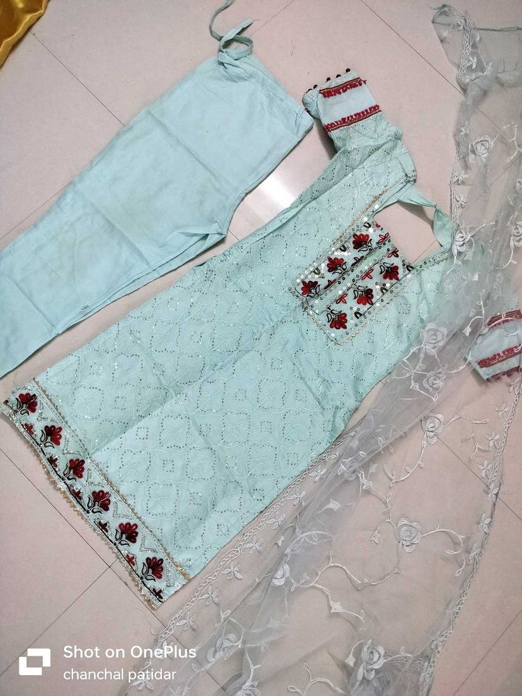 Kurta Pant Dhupata Set