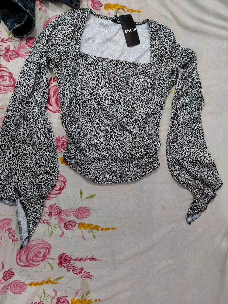 Stylish Animal Print Top