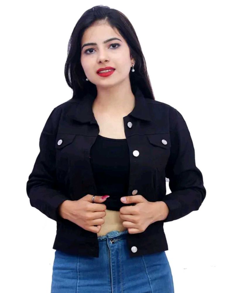 Black Cropped Jacket