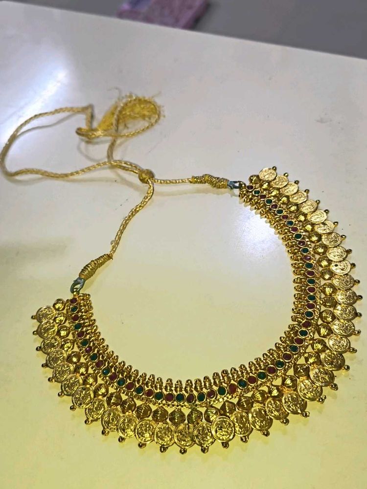 kasula (gold coin) Necklace Set