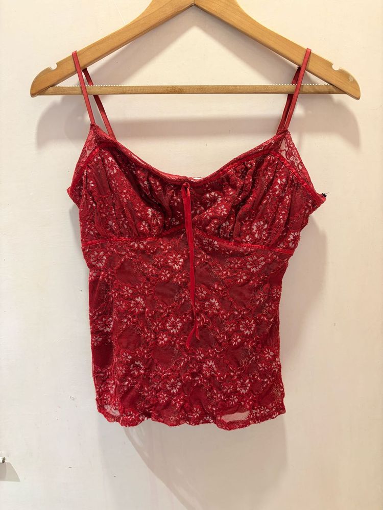 Candies Lace Corset Top