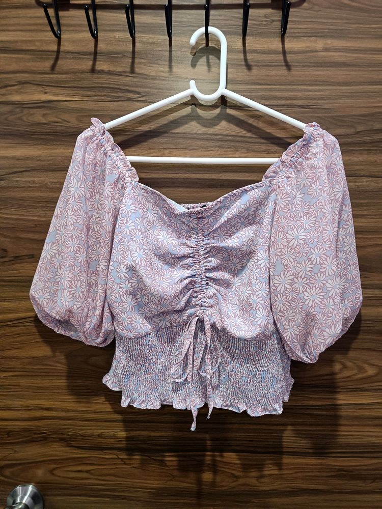Korean Bell Sleeve Top