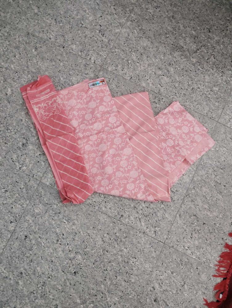 Pink Floral Salwar Kameez Suit