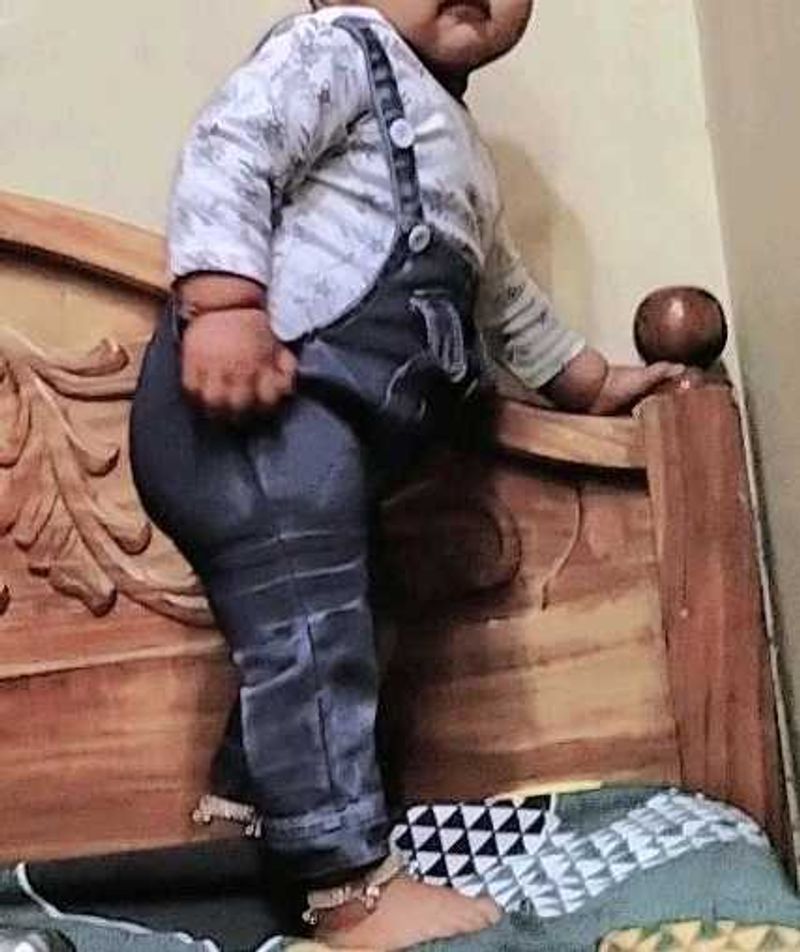 Cute Baby Dungaree Set