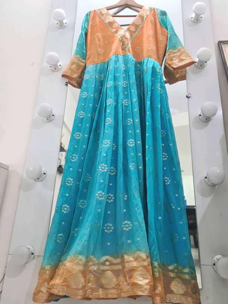 Blue Long Ethnic Dress / Anarkali