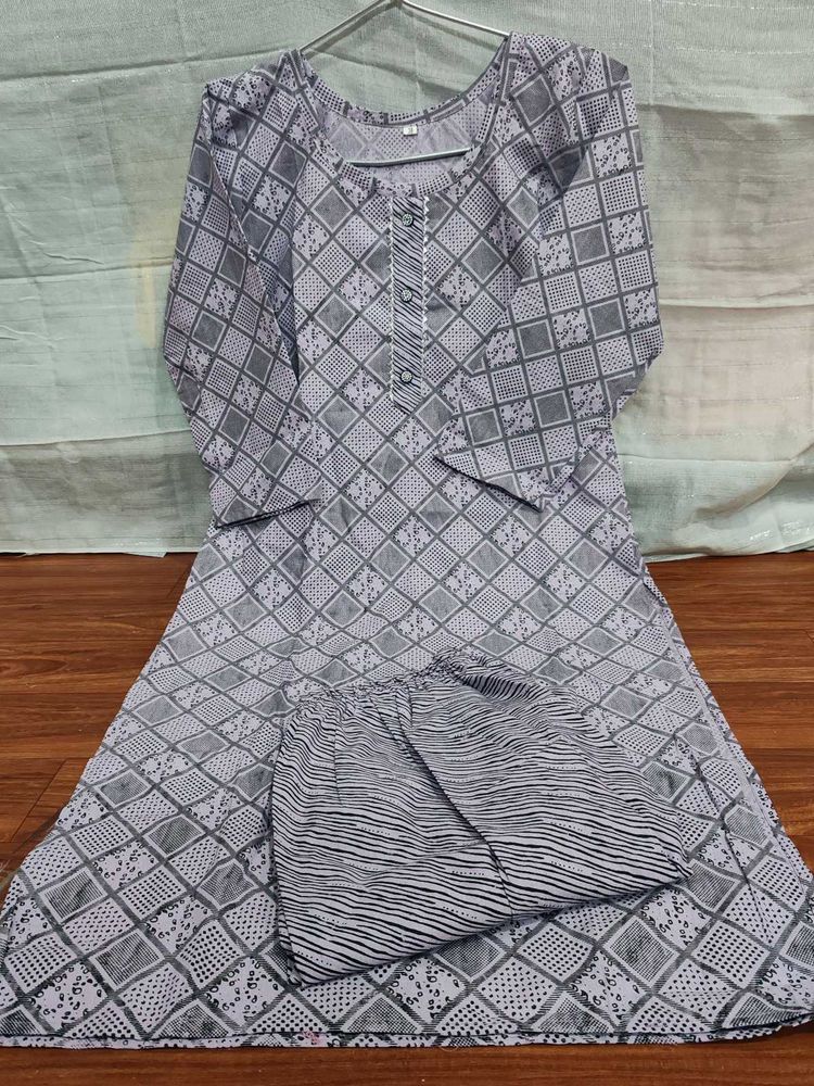 Printed Kurta Set
