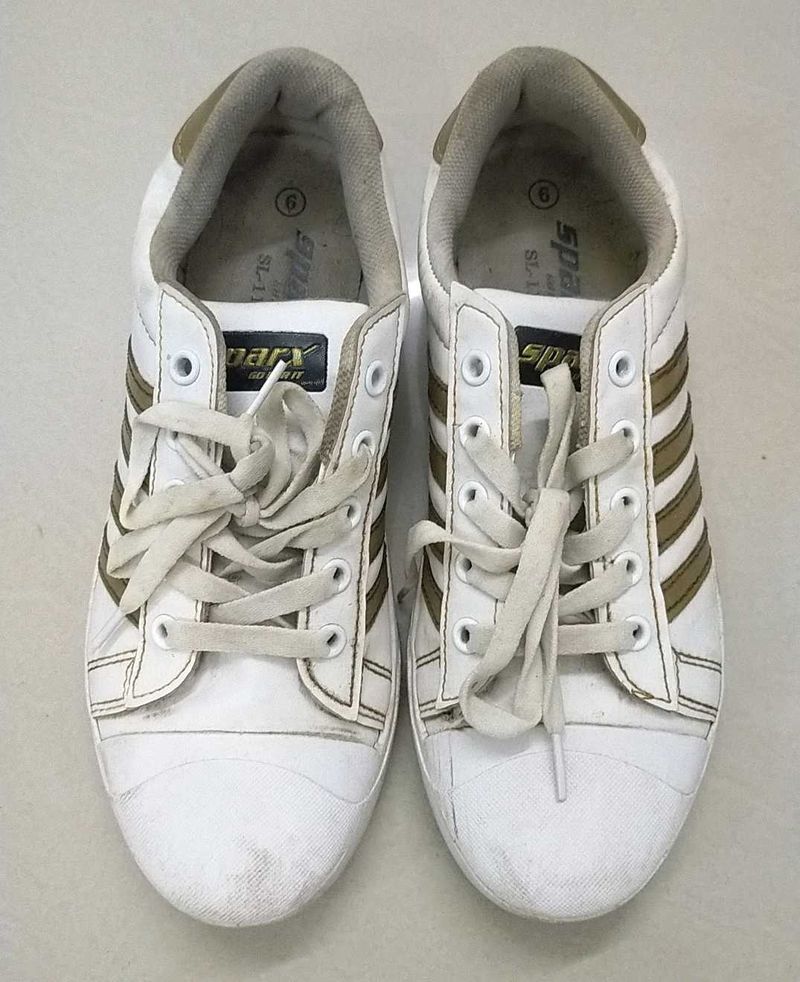 Sparx White Casual Shoes