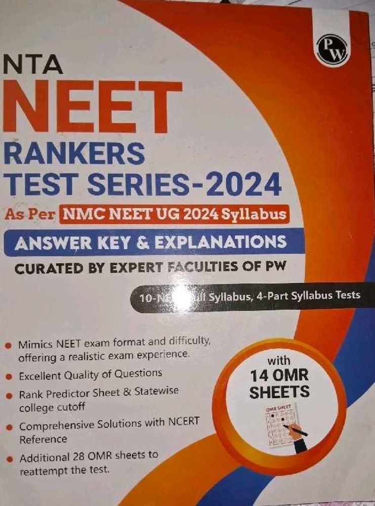 pw NEET ranker test series