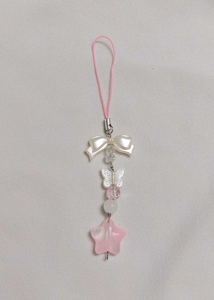 PINK STAR PHONE CHARM 💕