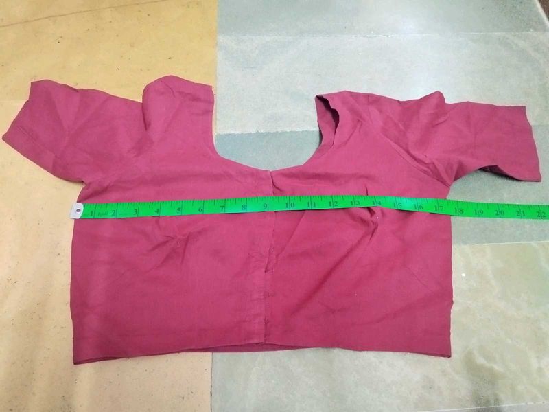 Maroon Readymade Saree Blouse