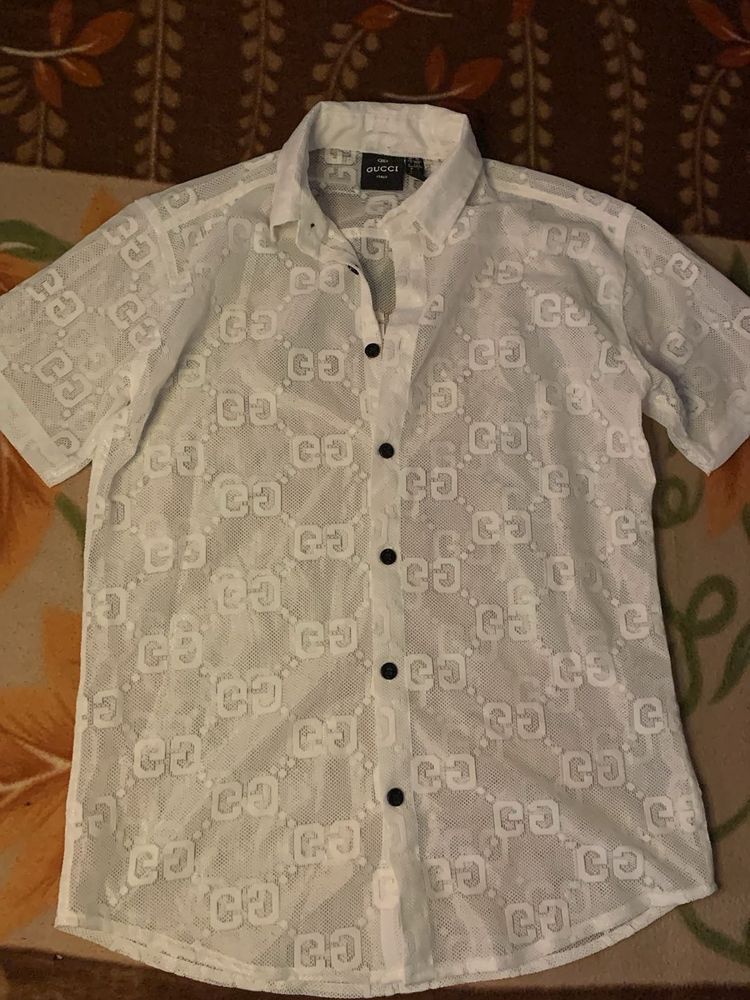 Gucci White Net T-Shirt