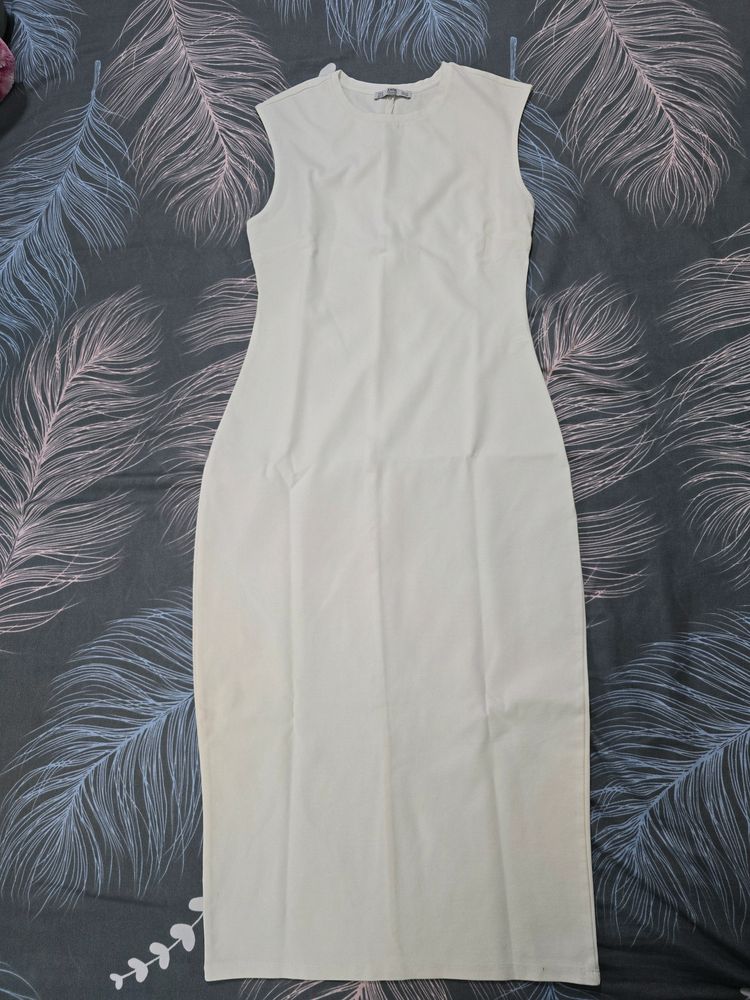 Bodycon Cream Dress