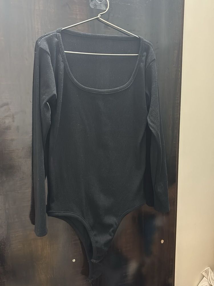 Black Long Sleeve Bodysuit