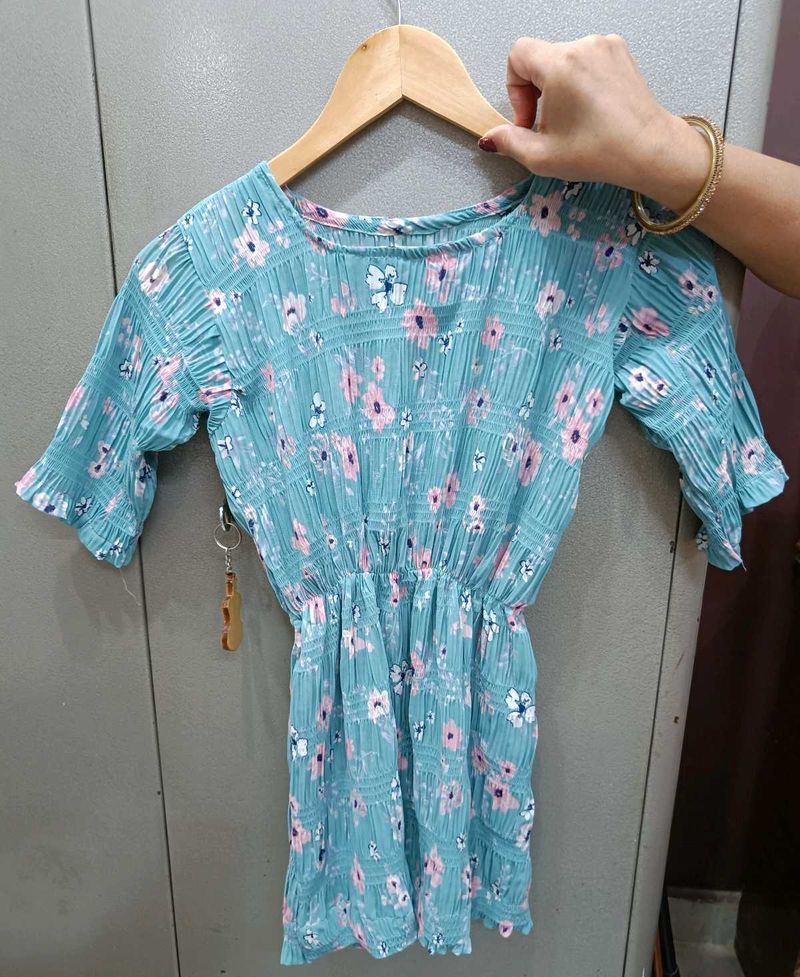 Floral Print Fancy New Top