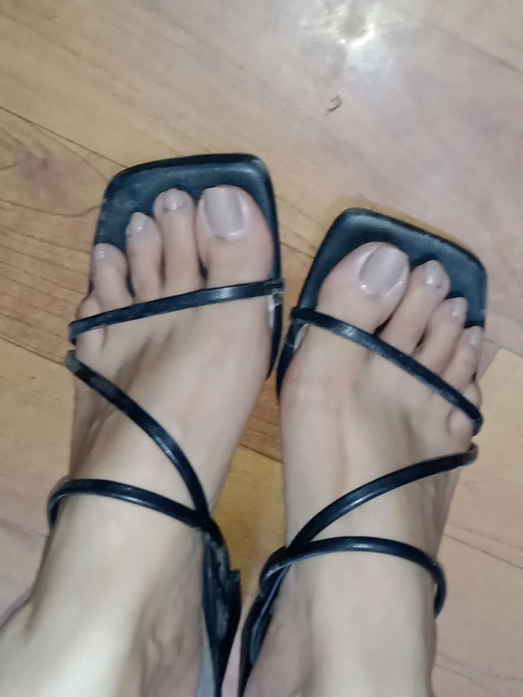 Black Heels Used 2 Times Only
