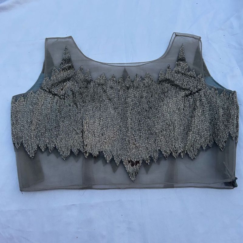 havey embellished padded Top
