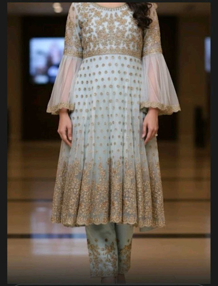 PAKISTANI PASTEL DRESS 3PC XL