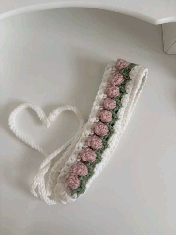 Floral Crochet Headband