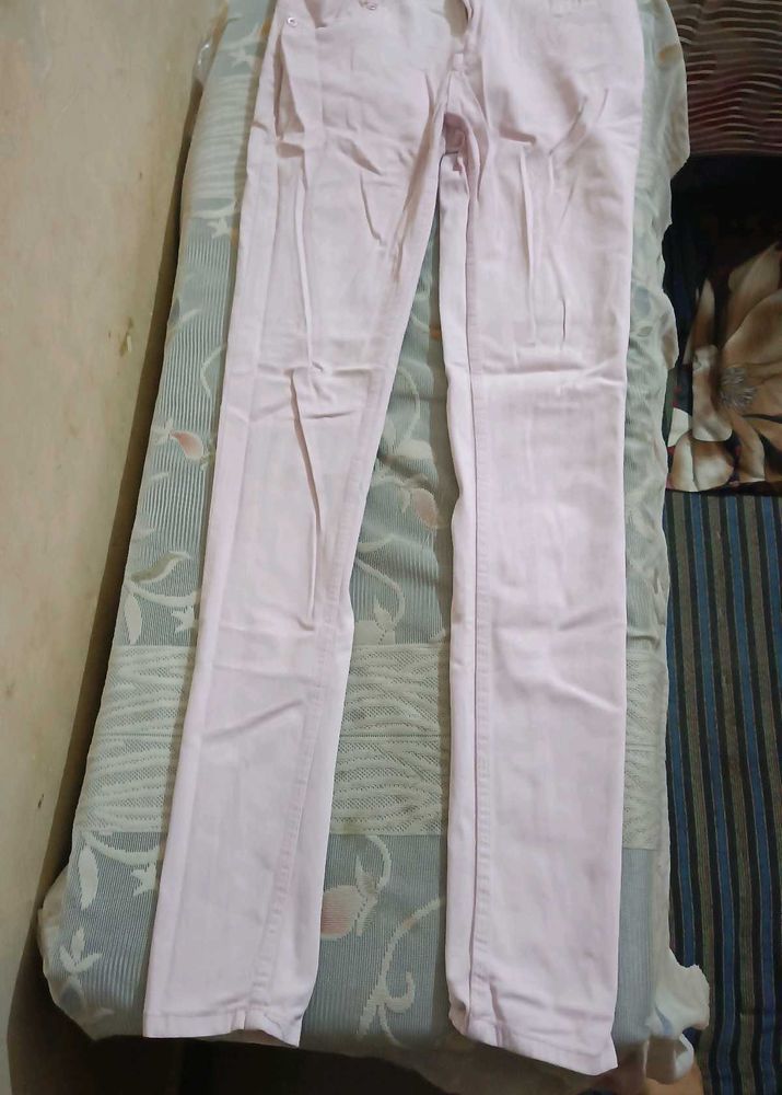 Light Pink Jeans Good Conditioner Beautiful