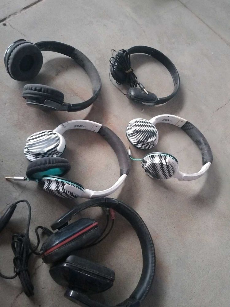 Combo Of 5 Headphones