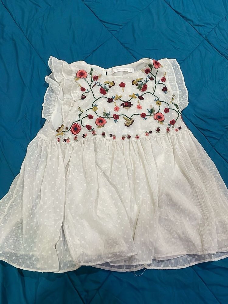 Floral Embroidered Top