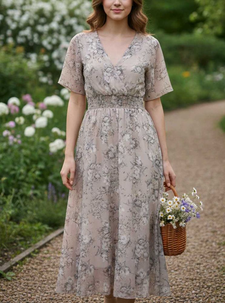 🌸Floral Print Midi Dress🌸